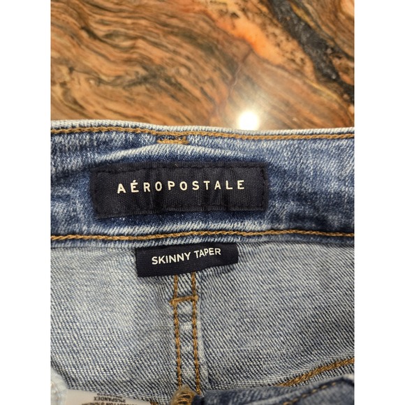 Aero jeans skinny taper 29x30  hemp denim nwt Distressed Raw Hem - Picture 7 of 11